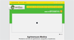 Desktop Screenshot of agrimensuramedina.com.ar